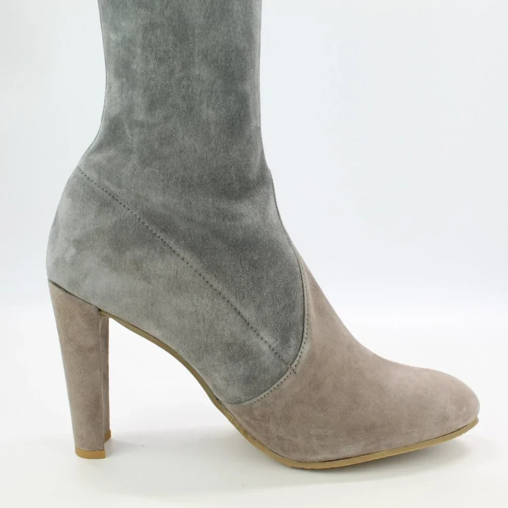 NEW Stuart Weitzman Highland Colorblock Over the Knee Boot - Office, Vacation